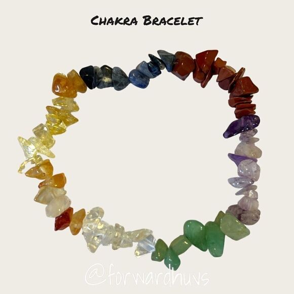 Bundle Sale 3 for $15 | Chakra Chip Stretch Bracelet - Picture 3 of 6